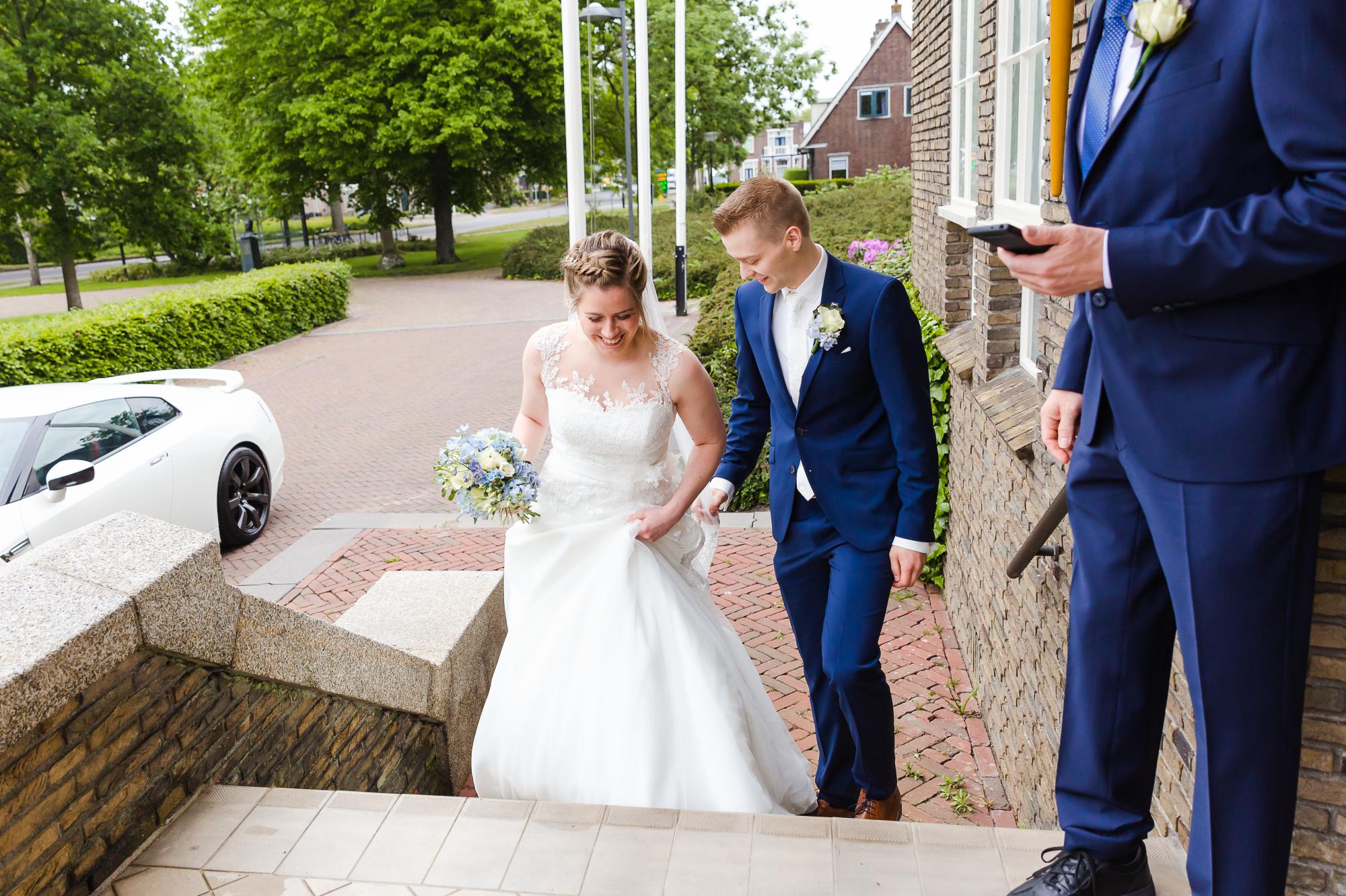 Sfeerfoto van de bruiloft van Bruiloft in Friesland
