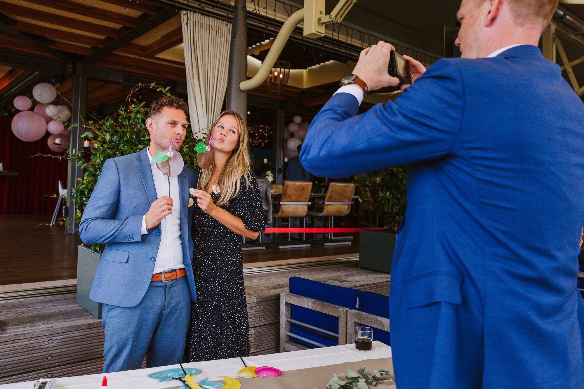 Moment tijdens de bruiloft van Bruiloft in Groningen