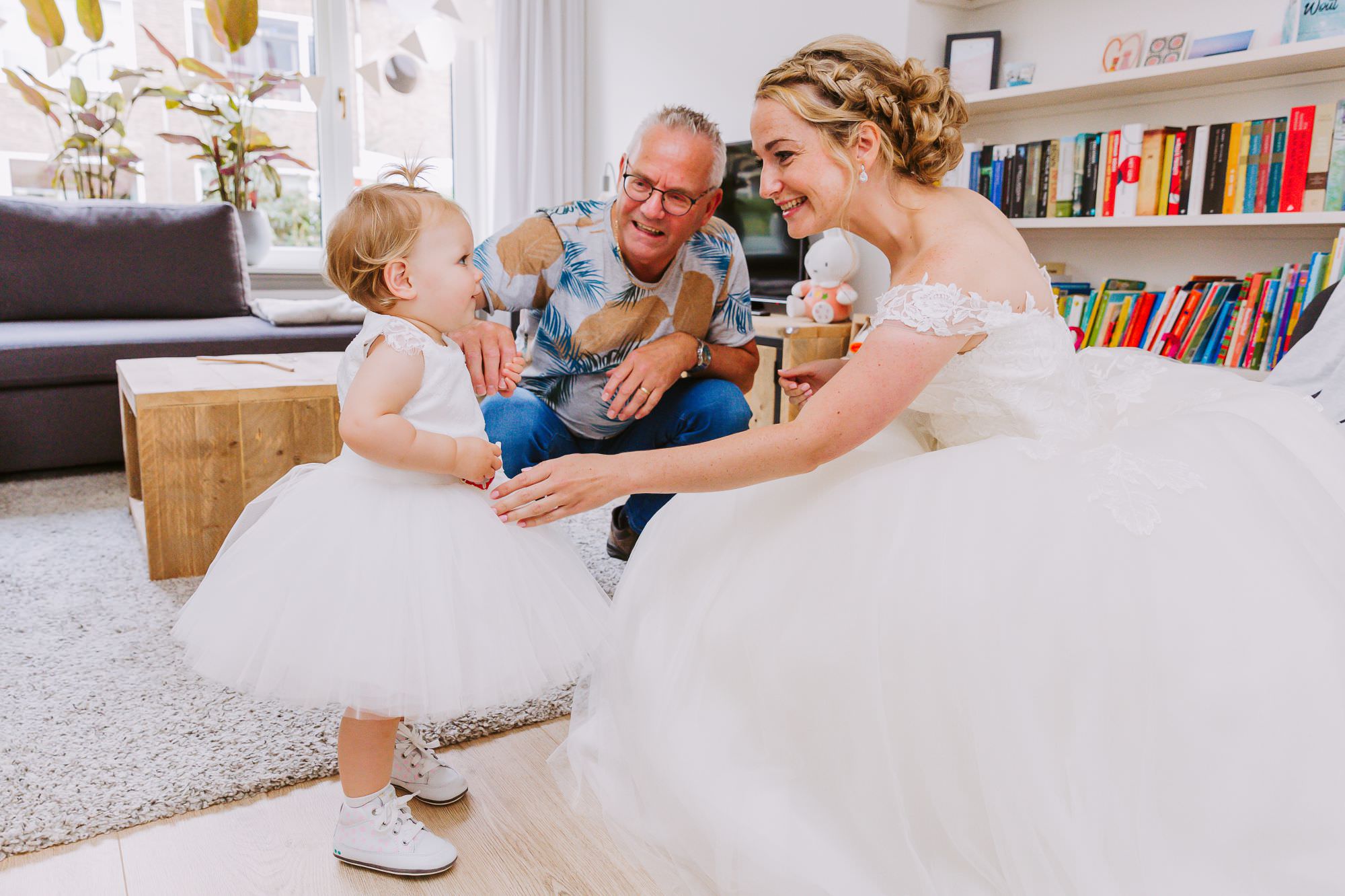 Moment tijdens de bruiloft van Bruiloft in Groningen
