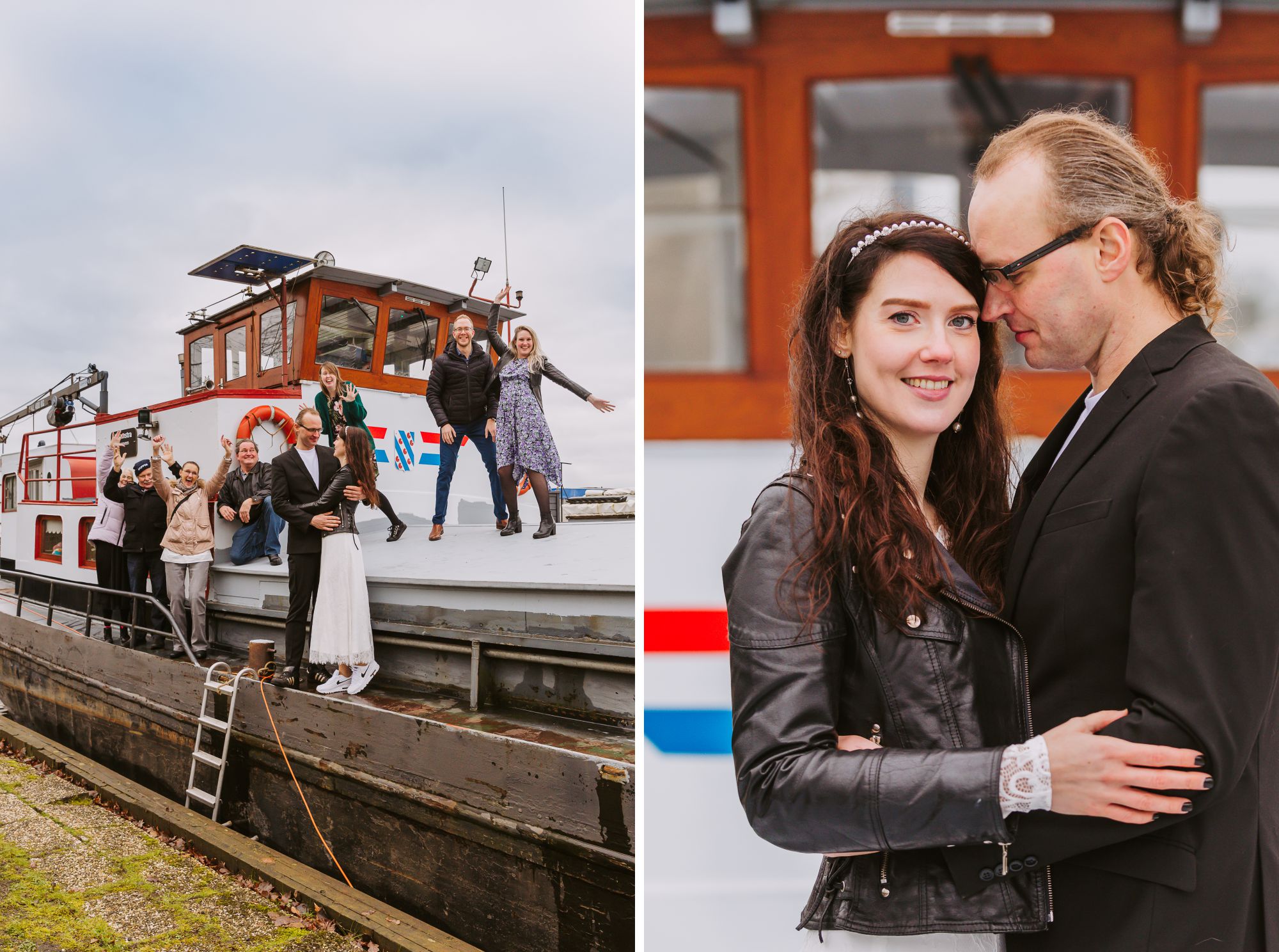 Genodigden tijdens de bruiloft van Bruiloft in Friesland