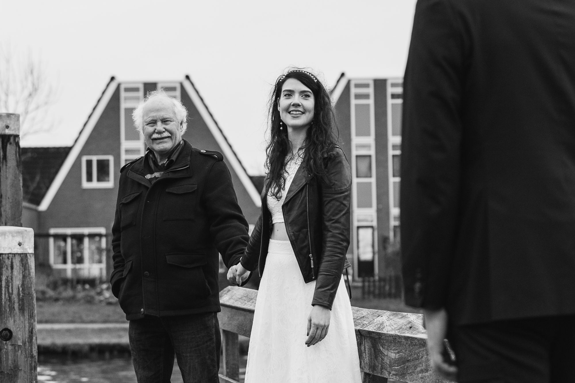 Feestmoment tijdens de bruiloft van Bruiloft in Friesland