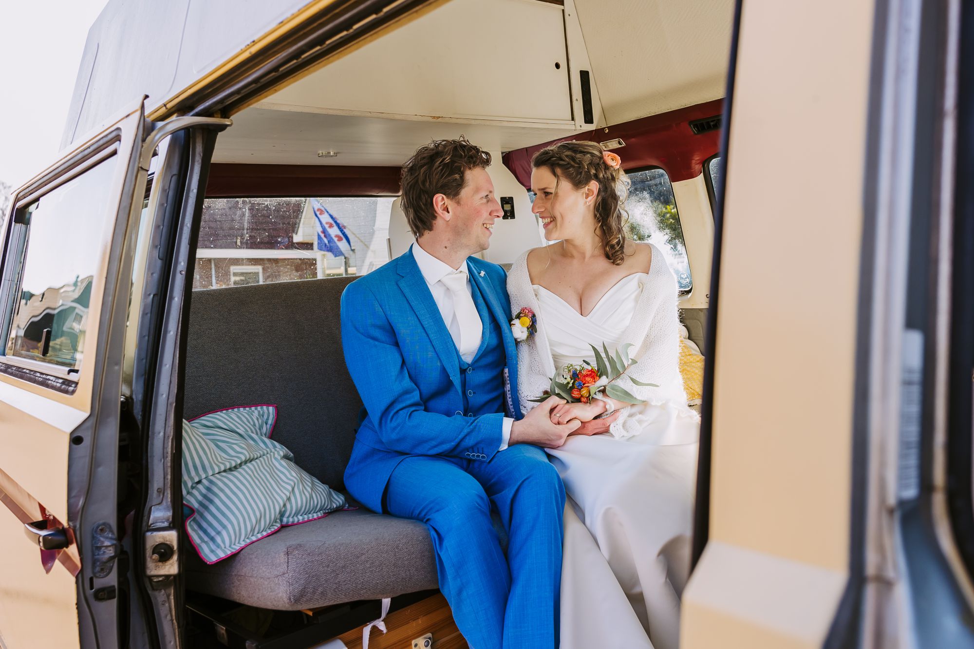 Genodigden tijdens de bruiloft van Bruiloft in Friesland