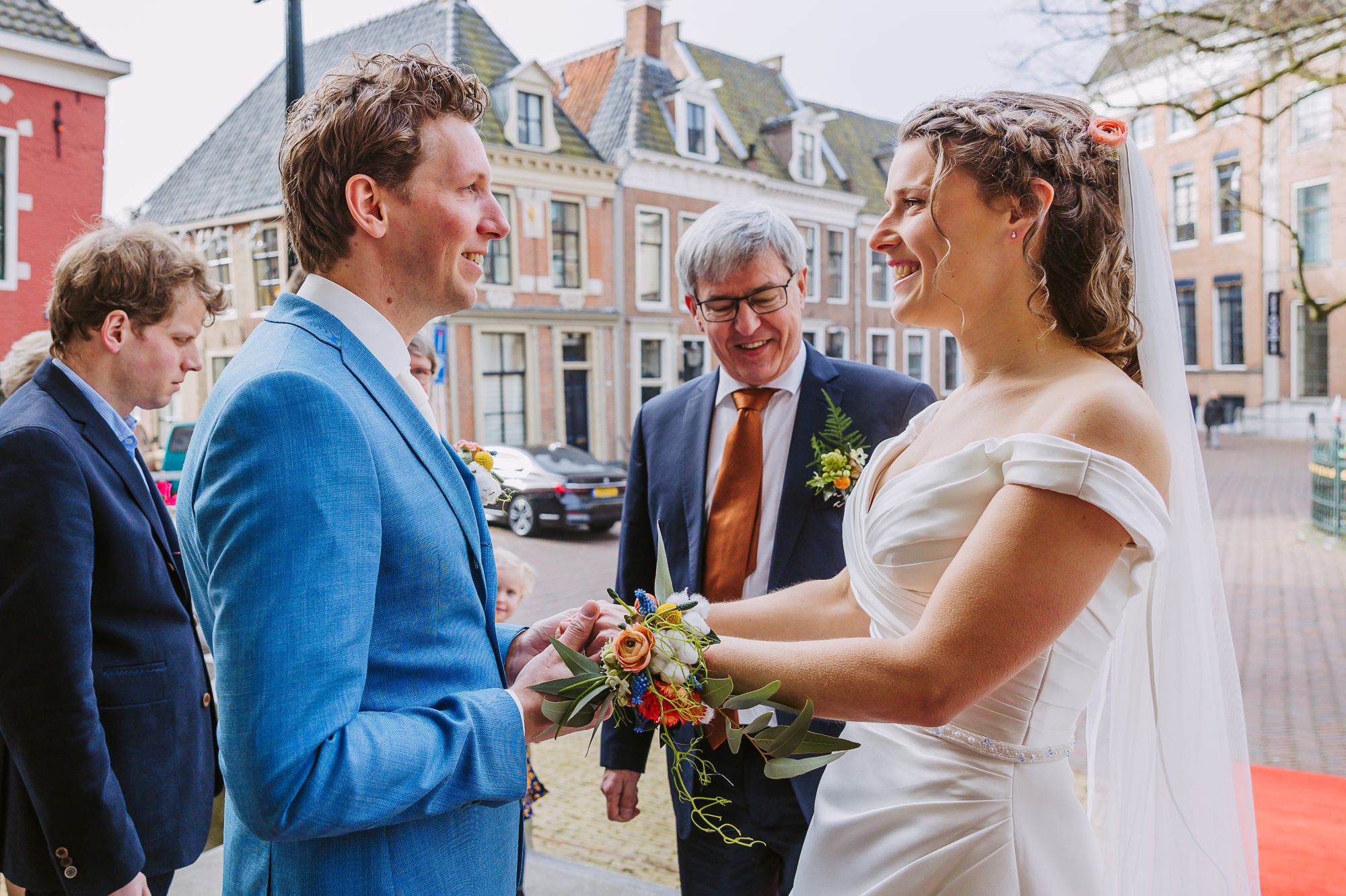 Sfeerfoto van de bruiloft van Bruiloft in Friesland