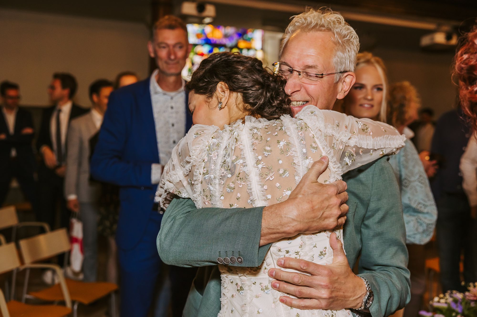 Moment tijdens de bruiloft van Ruben & Melissa