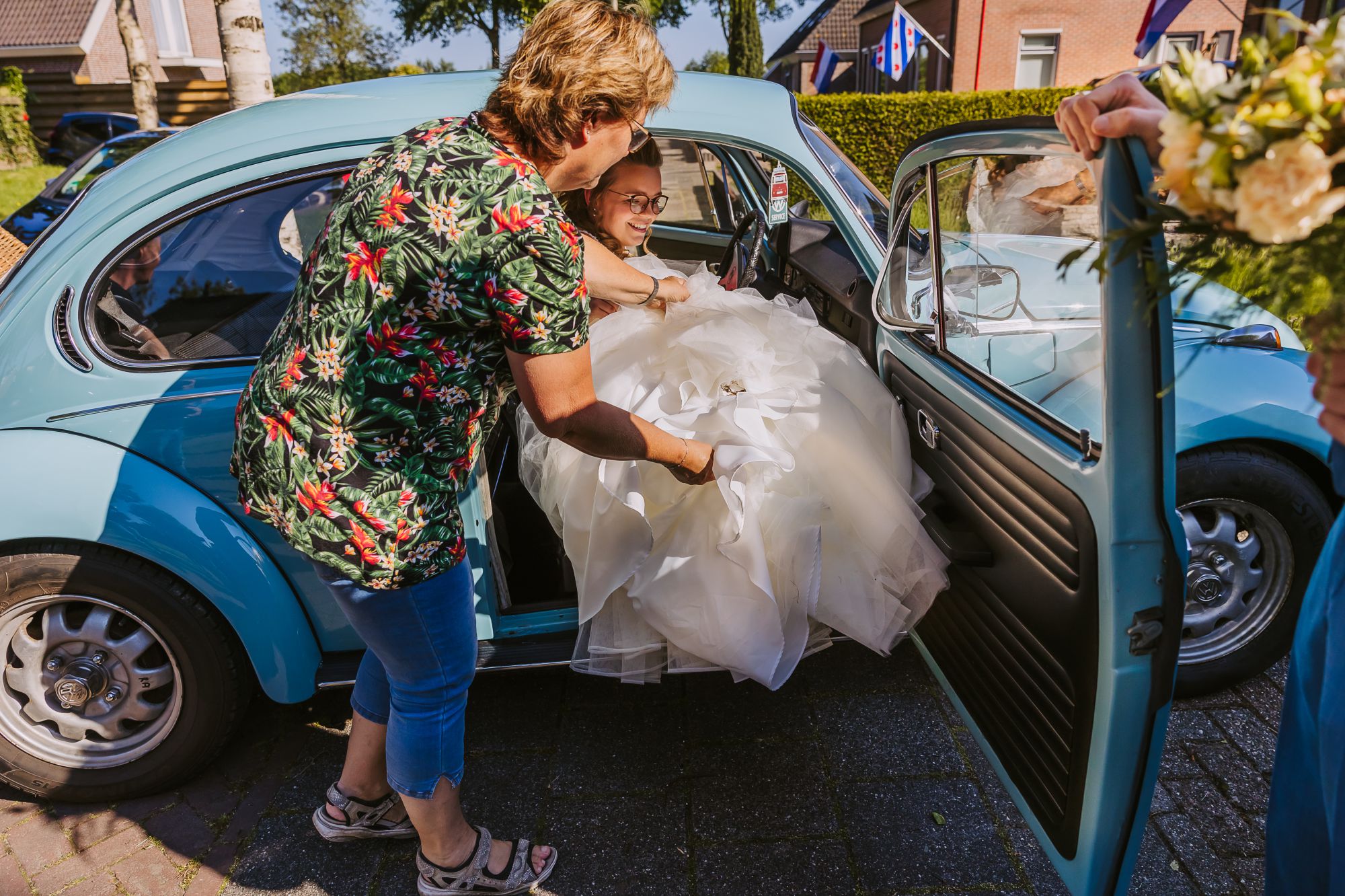 Sfeerfoto van de bruiloft van Gerrit & Sarina