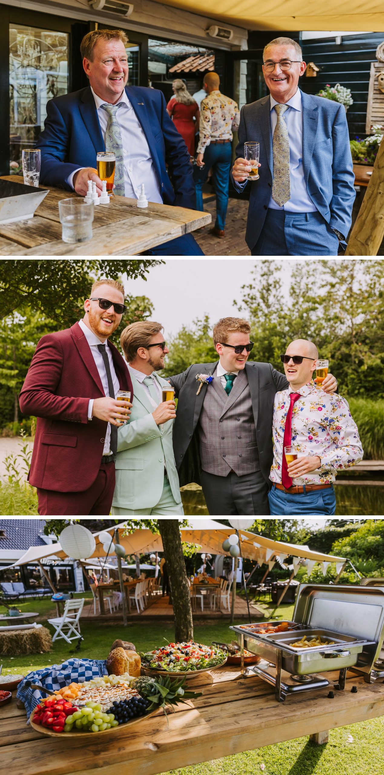 Slotmoment van de bruiloftsdag van Bruiloft bij De Kruimel