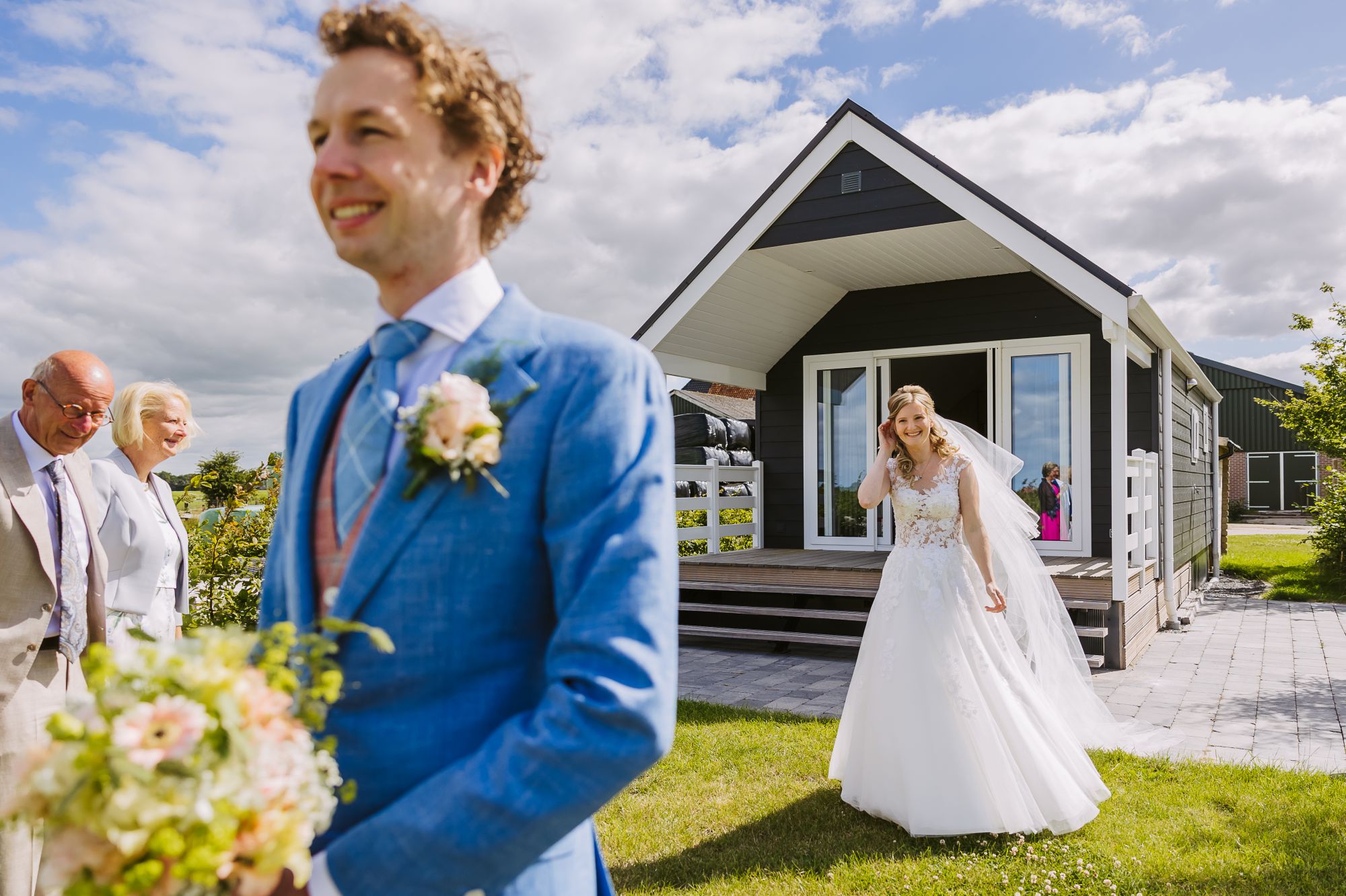 Sfeerbeeld van de bruiloft van Auke & Eveline in Friesland