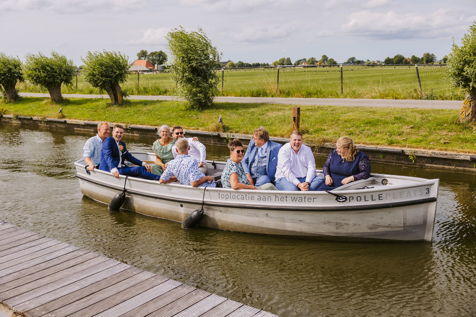 Sfeerbeeld van de bruiloft van Sietze & Misja in Friesland