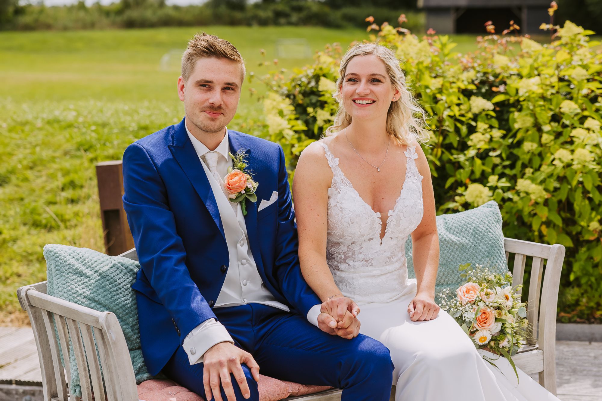 Gasten tijdens het feest van Sietze & Misja
