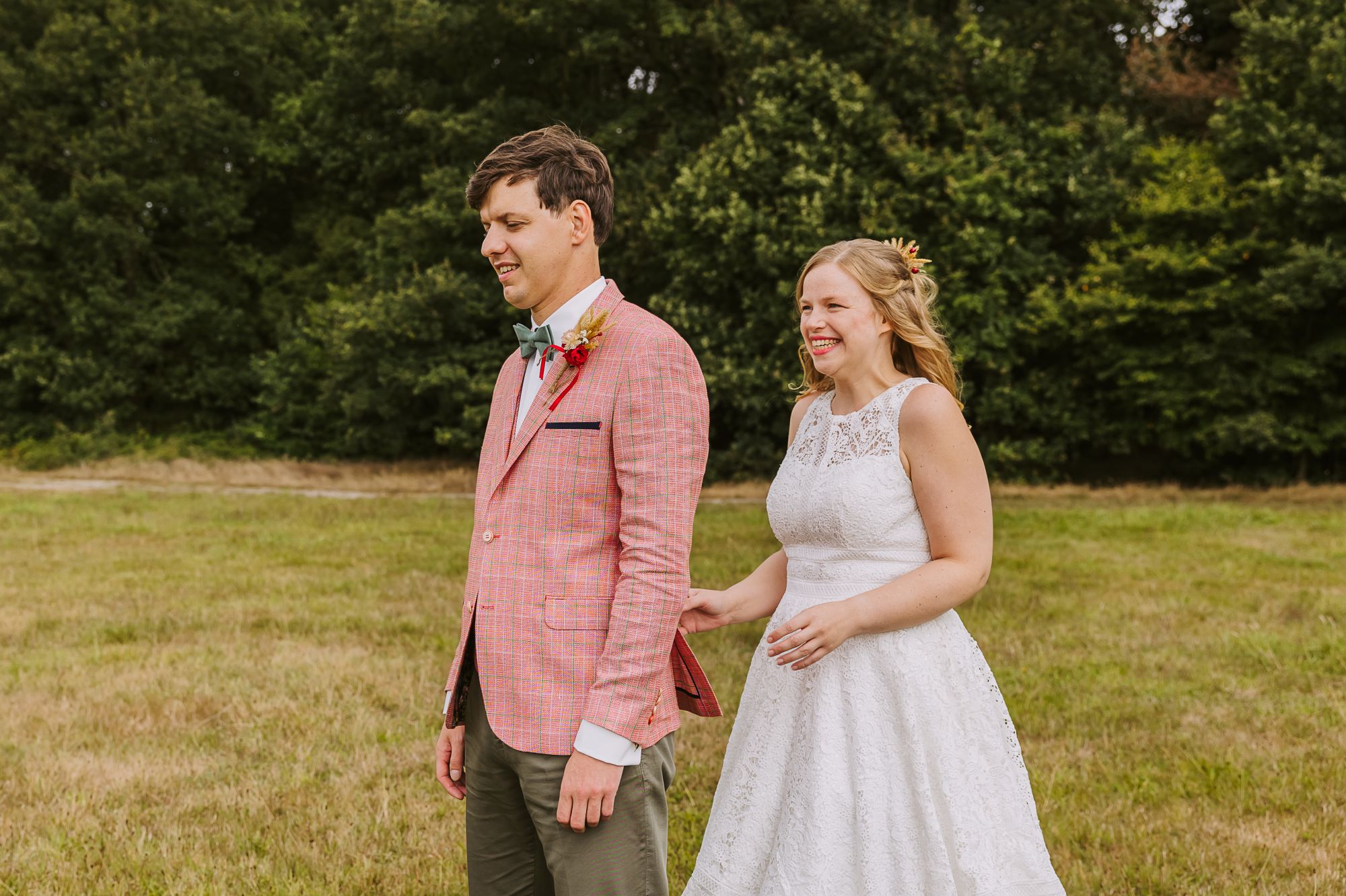Sfeerbeeld van de bruiloft van Thijs & Carin in Friesland