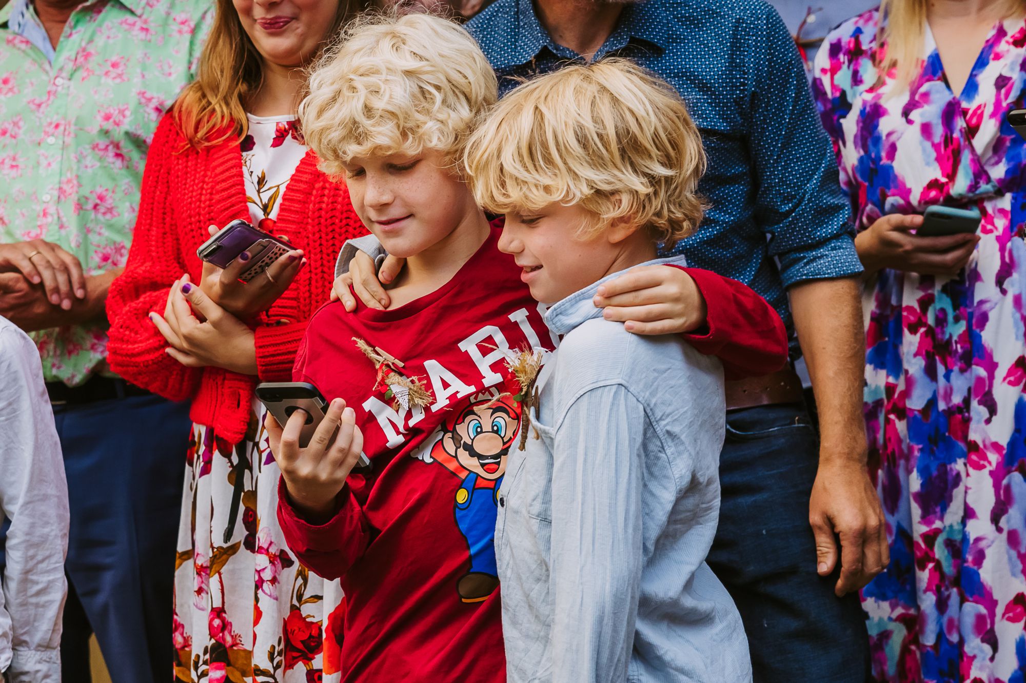 Sfeerfoto van de bruiloft van Thijs & Carin