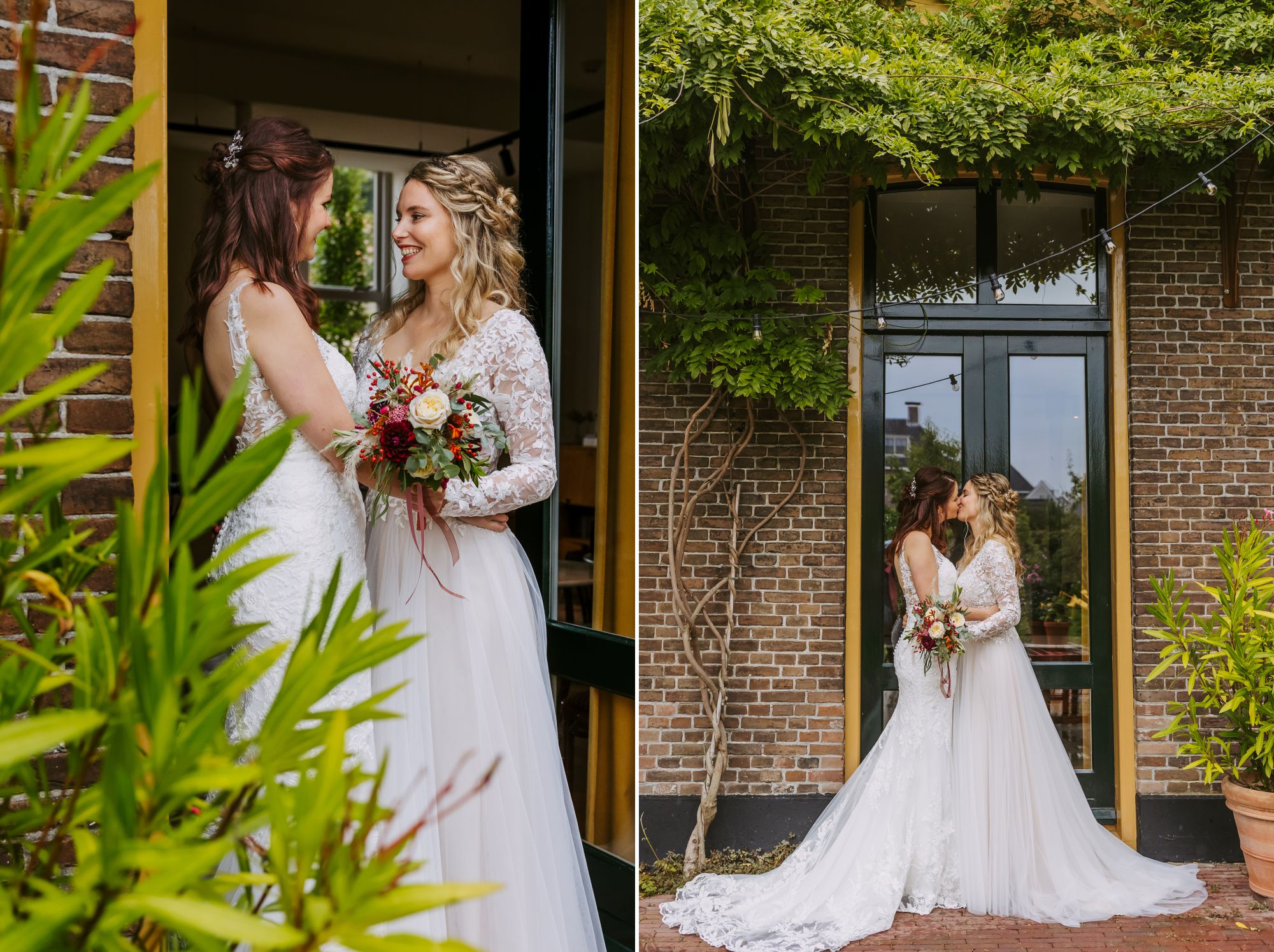 Gasten tijdens het feest van Janna & Lisa
